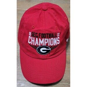 University of Georgia Bulldogs 2022 National Champions 47 Brand Hat Cap NCAA Red